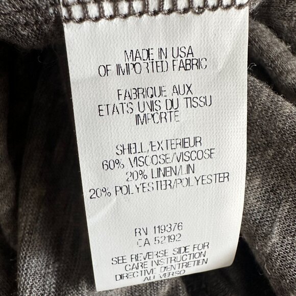 Helmut Lang grey V neck top. Well maintained. Size P. - Picture 7 of 8